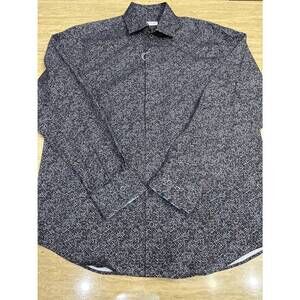 NEW MARCELLO men's button down shirt in rich blue